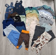 #8 - duży zestaw dla chłopca 25 sztuk rozmiar 68 