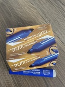 Markery permanentne Tratto niebieski 12 sztuk 1 do 5 mm do każdej powierzch