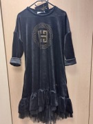 Sukienka Welurowa z cyrkoniami od MY LUXE