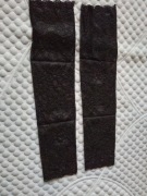 Koronkowe rękawy ozdobne Czarne