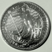 Britannia 2023r 1 oz srebro pr.999,9