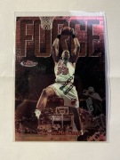 1997-98 TOPPS FINEST #69ff2 HEAT Alonzo Mourning FORCE coating