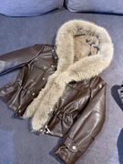 Kurtka softy z futerkiem 