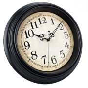 Zegar ścienny 40 cm retro / vintage / loft / boho