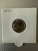 Moneta 10 groszy z 1992 roku
