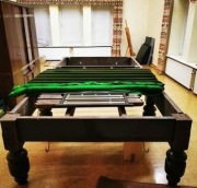 Antyczny stół bilardowy Burroughes & Watts, Soho Square Londyn antyk