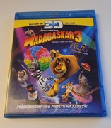 Madagaskar 3 Blu-ray PL 3D lub 2D