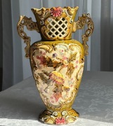 Wazon duży Majolika antyczna ceramika Majolica Large antique