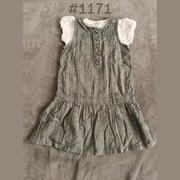 Zestaw sukienka plus t-shirt 5-6lat 110-116cm #1171