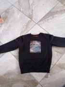 Czarna bluza z naszywką ufo 122 kod1019