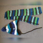 Zestaw czapka plus szalik: R. 44/46 (czapka)