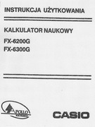 Instrukcja obsługi kalkulator Casio FX-6200G, FX-6300G