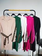 NOWOŚĆ koszula tunika z lampasem Uni