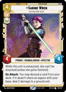 Star Wars: Unlimited - Sabine Wren  | Rare | TWI 195/257