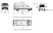 wynajem bus dostawczy mercedes sprinter l2h2 