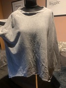 Asymetryczna bluza wdzianko casual dresy oversize sprana