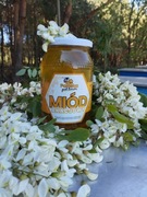 Miód akacjowy z własnej pasieki