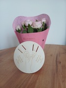 Pamiątka narodzin dziecka – krążek z grawerem dłoni i napisów jakich chcesz