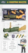 zestaw zabawek militarnych Shooting Master zawierający wyrzutnię rakiet, 