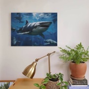 5D DIY Haft diamentowy Rekin 30x40