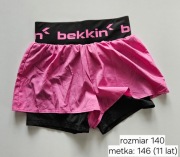 krótkie spodenki sportowe bekkin - rozmiar 140