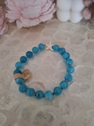 Bransoletka handmade z naturalnych kamieni hematyt apatyt