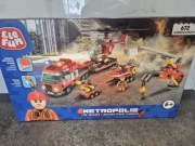 Klocki konstrukcyjne Metropolis  Elefun a la Lego Brygada Straż pożarna 
