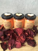 Świeca sojowa z naturalnego wosku.