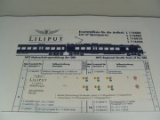 Liliput - kalka + instrukcja montażowa 1 komplet H0