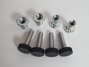 Stópka regulowana meblowa z mufą 