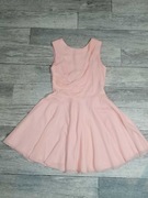 Piękna sukienka Mona rozmiar L morelowo-różowa