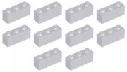 LEGO CEGŁA 1X3 SZARY ( 10 SZTUK)