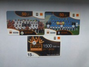 Zdrapki orange telefonii komórkowej - Drużyny piłkarskie - Ekstraklasa.