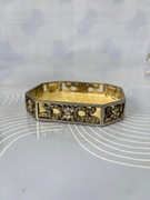 Ośmiokątna tacka podstawka vintage 