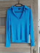 Bluzka z długim rękawem i kołnierzykiem