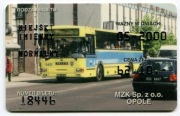 Bilet MZK Opole - 05.2000, Imienny, Normal/reklama
