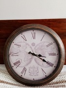 Nanu Nana Zegar ścienny w stylu kolonialnym 40 cm mapy świata