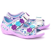 nowe Befado 21 (14 cm skórzana wkładka) sandały dziewczęce rzepy sandałki