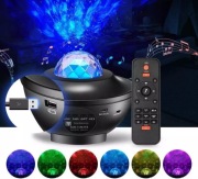 Projektor gwiazd z pilotem, głośnikiem i Bluetooth