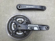 SUNTOUR korby na kwadrat XCM rozbieralne 175 mm