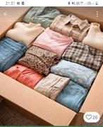 Paczka ubrań damskich mix rozmiar 36 stan idealny 12 sztuk