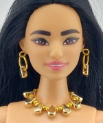 Zestaw biżuterii dla lalek Barbie złote łezki