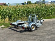 Przyczepa paletowa do przewozu palet specjalistyczna ciężarowa hamowana