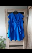 Sukienka z baskinką rozm 54 plus size