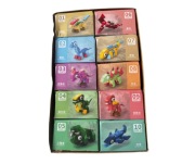 zestaw klocków dinozaury 10 szt. | nowe | 10 modeli
