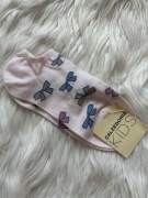 Skarpetki dla dziewczynki różowe wstążki Calzedonia 34-36