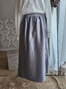 Długa Reserved Spódnica damska Maxi Srebrna Szara Połysk srebrna na gumce M