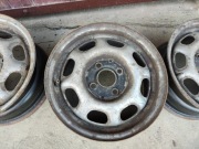 4 Felgi stalowe R13 57mm 4x100 z golf iii