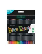 zestaw 24 trójkątnych kredek ołówkowych Faber-Castell Black Edition
