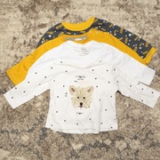 Zestaw 4 koszulek z długim rękawem r. 68